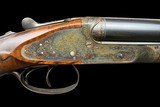 RIGBY DOUBLE RIFLE - 303 BRIT - 1897 - MAHARAJA OF ALWAR - OAK & LEATHER CASE - FACTORY LETTER - 8 of 15