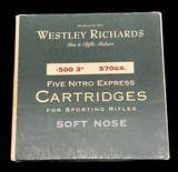 WESTLEY RICHARDS 500 - 3" NITRO SOFT NOSE BULLETS - 570GR - 5-PACK - 1 of 5