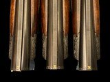 SPECTACULAR BROWNING B25 MIDAS 3 BBL SET - 410 - 28 - 20GA - EXHIBITION WOOD - LIKE NEW - BELGIUM - CASED - 7 of 13