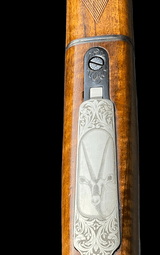 DUMOULIN & FILS TAKE-DOWN SAFARI RIFLE - 375 H&H - BEAUTIFUL BULINO GAME SCENE ENGRAVED - THE PERFECT SAFARI RIFLE - 6 of 11