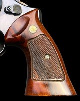 MINTY SMITH & WESSON 25-4 TARGET HAMMER & TRIGGER - BEAUTIFUL WALNUT GRIPS 45 COLT CTG - 4 of 10