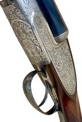 PIOTTI SIDELOCK GAME GUN - 12GA - FULLY FLORAL BOUQUETS &SCROLL ENGRAVED- SINGLE TRIGGER -NICE GUN