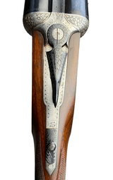 PIOTTI SIDELOCK GAME GUN - 12GA - FULLY FLORAL BOUQUETS &
SCROLL ENGRAVED
- SINGLE TRIGGER -
NICE GUN - 6 of 12