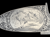 FABBRI EXHIBITION GAME SCENE MARIO TERZI ENGRAVED 12GA O/U SIDELOCK PIGEON GUN- CASED - CIRCA 2000 - PICTURED IN TERZI BOOK - AS NEW - 8 of 13