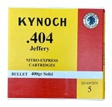 KYNAMCO KYNOCH ENGLAND404 JEFFREY400GR SOLID BULLET - NEW PRODUCTION