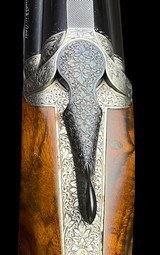 PERAZZI MX8 SCO GAME SCENE ENGRAVED SHOTGUN - 2BBL SET 12GA & 20GACASED W/ ACCESSORIES - 3 of 15