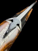 PERAZZI MX8 SCO GAME SCENE ENGRAVED SHOTGUN - 2BBL SET 12GA & 20GACASED W/ ACCESSORIES - 9 of 15