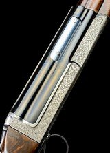 COSMI DELUXE 20GA AUTO LOADING SHOTGUN - MAGNIFICENT ENGRAVING W/ GOLD GAME SCENE - BEAUTIFUL WOOD - 5 of 11