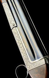 COSMI DELUXE 20GA AUTO LOADING SHOTGUN - MAGNIFICENT ENGRAVING W/ GOLD GAME SCENE - BEAUTIFUL WOOD - 4 of 11