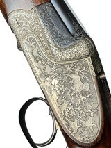 CLASSIC MERKEL 303E GAME SCENE ENGRAVED SUPERLIGHT HAND-DETACHABLE SIDELOCK GAME GUN W/ SINGLE TRIGGER - 1 of 15