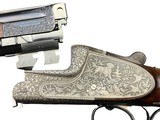 CLASSIC MERKEL 303E GAME SCENE ENGRAVED SUPERLIGHT HAND-DETACHABLE SIDELOCK GAME GUN W/ SINGLE TRIGGER - 9 of 15