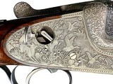 CLASSIC MERKEL 303E GAME SCENE ENGRAVED SUPERLIGHT HAND-DETACHABLE SIDELOCK GAME GUN W/ SINGLE TRIGGER - 4 of 15