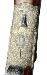 CLASSIC MERKEL 303E GAME SCENE ENGRAVED SUPERLIGHT HAND-DETACHABLE SIDELOCK GAME GUN W/ SINGLE TRIGGER - 7 of 15