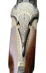 CLASSIC MERKEL 303E GAME SCENE ENGRAVED SUPERLIGHT HAND-DETACHABLE SIDELOCK GAME GUN W/ SINGLE TRIGGER - 5 of 15