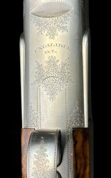 ELEGANT FAMARS ABBIATICO SALVINELLI 20GA - EXCALIBUR O/U-REMOVABLE TRIGGERPLATE ACTION - DASSA ENGRAVED - EXHIBITION WOOD - CASE - 5 of 13