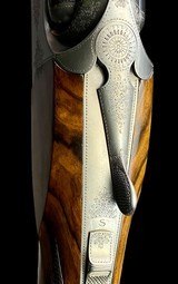 ELEGANT FAMARS ABBIATICO SALVINELLI 20GA - EXCALIBUR O/U-REMOVABLE TRIGGERPLATE ACTION - DASSA ENGRAVED - EXHIBITION WOOD - CASE - 4 of 13