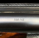 VERNEY CARRON 500NE AZURE ELOGE DOUBLE RIFLE SAFARI -BEAUTIFUL GUN - 7 of 14