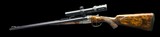PERUGINI & VISINI DELUXE SAFARI DOUBLE RIFLE - 470 NITRO - GRECO ENGRAVED W/ SCHMIDT BENDER ILLUMINATED SCOPE. -
CASED - 3 of 15