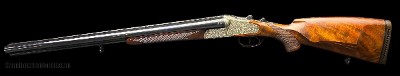 RARE HEYM PINLESS HAND DETACHABLE SIDELOCK DRILLING - 12GA / 12GA / 9.3X74R - FULL COVERAGE ENGRAVING