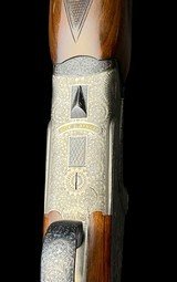 DELUXE 3BBL SETAYA MODEL 37 O/U GAME SCENE AND HAND-DETACHABLE SIDELOCK - CASED - OLYMPIC SHOOTER'S PERSONAL GUN - 9 of 14