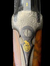 DELUXE 3BBL SETAYA MODEL 37 O/U GAME SCENE AND HAND-DETACHABLE SIDELOCK - CASED - OLYMPIC SHOOTER'S PERSONAL GUN - 5 of 14