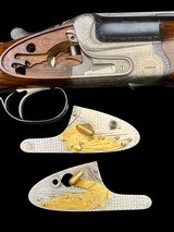 DELUXE 3BBL SETAYA MODEL 37 O/U GAME SCENE AND HAND-DETACHABLE SIDELOCK - CASED - OLYMPIC SHOOTER'S PERSONAL GUN - 3 of 14
