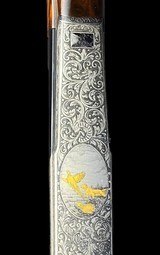 COSMI DELUXE FACTORY GOLD GAME SCENE ENGRAVED AUTO SHOTGUN - 12GA - - 3 of 12