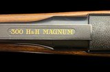 HOLLAND & HOLLAND SPORTING RIFLE - 300 H&H MAGNUM - W/ QUICK DETACH 30MM SCOPE MOUNT - MINT - QUINTESSENTIAL LEOPARD OR PLAINS GAME RIFLE - 1 of 15