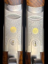 BERETTA MATCHED PAIR 20GA -687 SILVER PIGEON III W/ SPECIAL ORDER DELUXE WOOD - 29.5