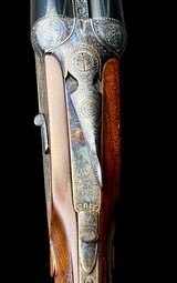 BEAUTIFUL AYA 28GA - HOLLAND & HOLLAND STYLE HAND DETACHABLE SIDELOCK GAME GUN - 28GA - GILT & ENGRAVED INTERNALS - 5 of 12