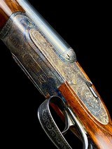 BEAUTIFUL AYA 28GA - HOLLAND & HOLLAND STYLE HAND DETACHABLE SIDELOCK GAME GUN - 28GA - GILT & ENGRAVED INTERNALS - 4 of 12