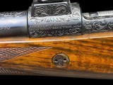 SPECTACULAR DELUXE WESTLEY RICHARDS 300 WIN MAG BOLT RIFLE W/ 30MM SWING MOUNTS - LEATHER CASED - 6 of 14