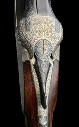 MERKEL --HAND-DETACHABLE SIDELOCK--12GA--FULL SCROLL ENGRAVED - 28