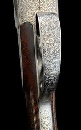 MERKEL --HAND-DETACHABLE SIDELOCK--12GA--FULL SCROLL ENGRAVED - 28