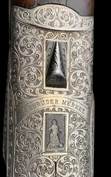 MERKEL --HAND-DETACHABLE SIDELOCK--12GA--FULL SCROLL ENGRAVED - 28