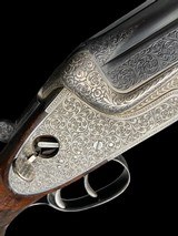 MERKEL --HAND-DETACHABLE SIDELOCK--12GA--FULL SCROLL ENGRAVED - 28
