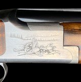 FN BROWNING B125 SUPERLIGHT SUPERPOSED GAME GUN - JP BAILEY GAME SCENE ENGRAVED-BEAUTIFUL WOOD - LOOOK! - 3 of 15