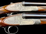 FABBRI TRUE PAIR GAME GUNS - CLAUDIO TOMASONI ENGRAVED - CASED - BEAUTIFUL GUNS - 2 of 13