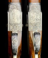 FABBRI TRUE PAIR GAME GUNS - CLAUDIO TOMASONI ENGRAVED - CASED - BEAUTIFUL GUNS - 6 of 13