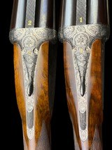 FABBRI TRUE PAIR GAME GUNS - CLAUDIO TOMASONI ENGRAVED - CASED - BEAUTIFUL GUNS - 5 of 13