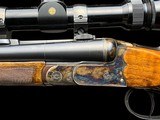 PERUGINI & VISINI SAFARI DOUBLE RIFLE 9.3X74R W/ CLAW MOUNT SCOPE - CASED - BIG GAME READY - 2 of 13