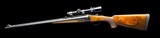 PERUGINI & VISINI SAFARI DOUBLE RIFLE 9.3X74R W/ CLAW MOUNT SCOPE - CASED - BIG GAME READY - 4 of 13