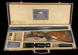 PERUGINI & VISINI SAFARI DOUBLE RIFLE 9.3X74R W/ CLAW MOUNT SCOPE - CASED - BIG GAME READY - 3 of 13