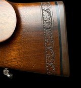 SUPERB MAUSER 4000 DELUXE ENGRAVED 222 BOLT RIFLE - GOLD GAME ENGRAVED - DETACHABLE RINGS - 11 of 16