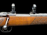 SUPERB MAUSER 4000 DELUXE ENGRAVED 222 BOLT RIFLE - GOLD GAME ENGRAVED - DETACHABLE RINGS - 9 of 16