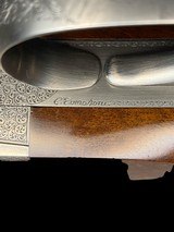 FANTASTIC TOMASONI GAME SCENE ENGRAVED PERUGINI AND VISINI 20 GAUGE GAME GUN WITH CASE - 16 of 19
