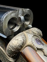 STUNNING AUG. LEBEAU COURALLY -470 NITRO -SIDELOCK EJECTOR DOUBLE RIFLE - CASED - AS NEW - 1990 - 6 of 20