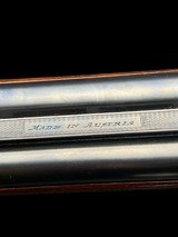NICE - LUDWIG BOROVNIK OF FERLACH AUSTRIA-20GA -GAME GUN- VENT RIB- EJECTORS - GAME SCENE ENGRAVED - 9 of 15