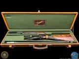 UNBELIEVEABLE CUSTOM COSMI 20 GA 2 BBL SET IN MAKERS CASE - GOLD WOODCOCK - 1984 - GOLD INLAY - - 2 of 20