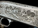 EXHIBITION GRADE A. TUSCANO ENGRAVED ITHACA MOD 37 - GAME SCENE - VERY RARE FULL COVERAGE ENGRAVING - 17 of 20